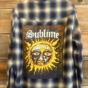 Graphic flannel